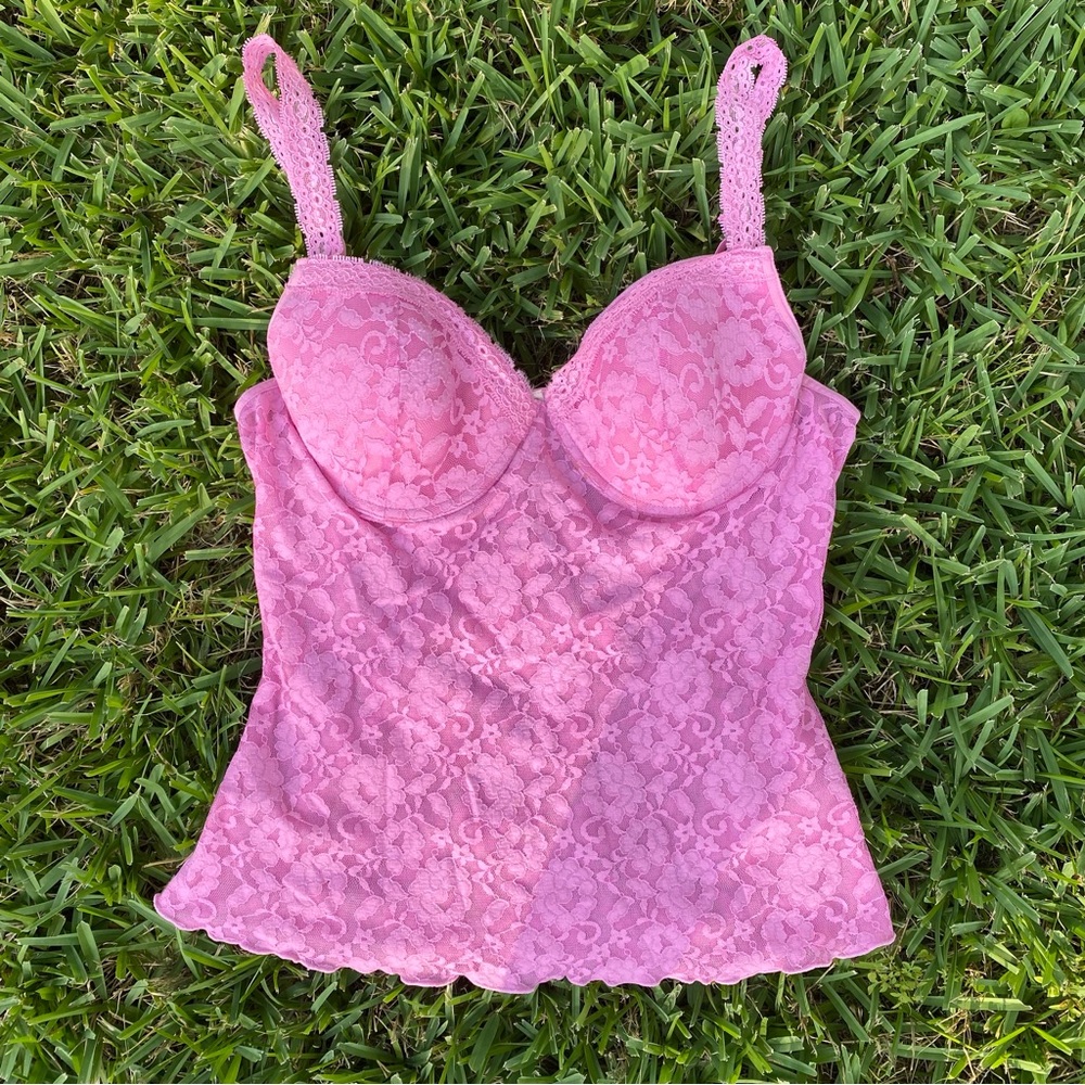 Vintage sheer lace top